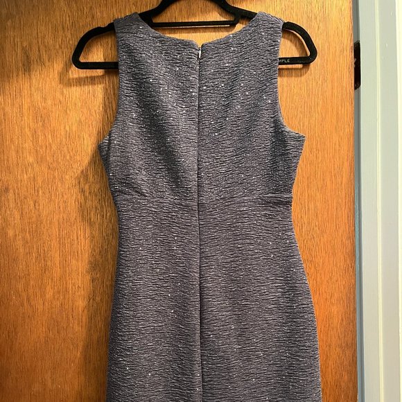 Navy Blue Sparkle Cocktail Dress , Eliza J Brand, Size 6 - Picture 2 of 3